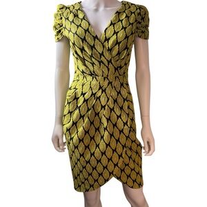 Sunny Girl Leaf Print Dress